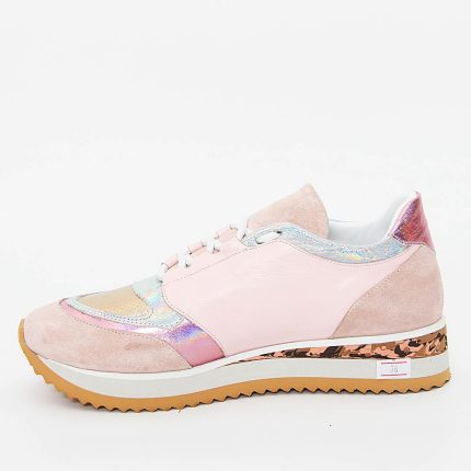 Pink Marie Tuscany Leather Ladies Sneakers