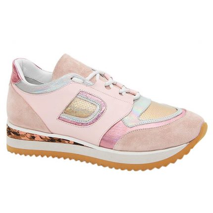Pink Marie Tuscany Leather Ladies Sneakers